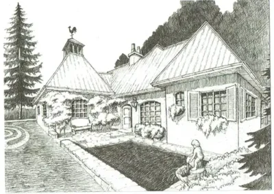 Illustration of Private Home in the Mid-Atlantic